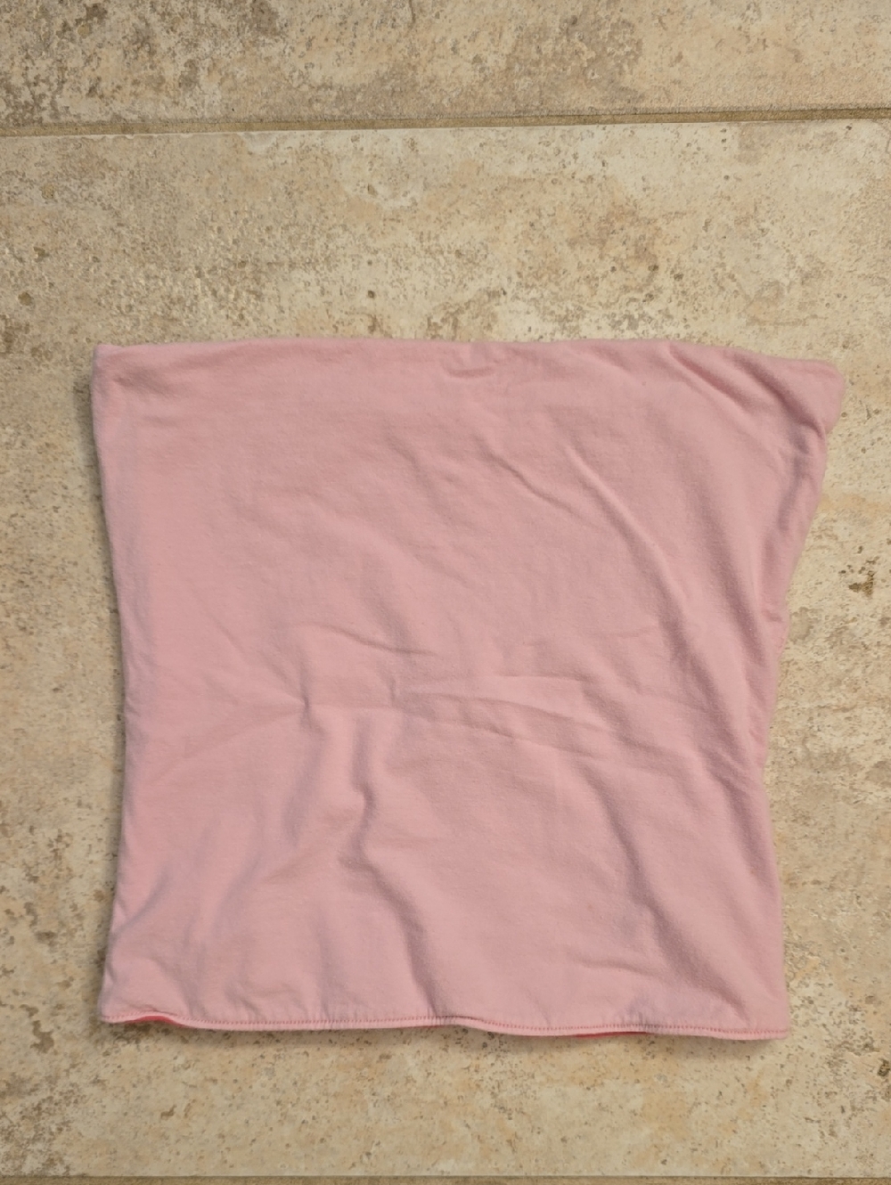 Reversibls Light/dark Pink Strapless Tube Top